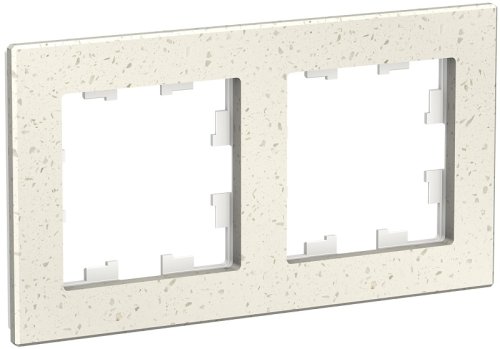 Рамка универсальная Systeme Electric AtlasDesign Nature 2-м. мрамор крем роял фото Рамка универсальная Systeme Electric AtlasDesign Nature 2-м. мрамор крем роял картинка